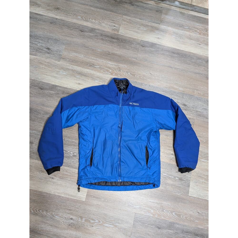 Vtg Arc'teryx Solo Jacket Primaloft Blue Two-Tone 2000s Gorpcore Medium